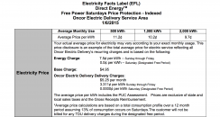 What is an Electricity Facts Label (EFL) and Why Does it Matter?